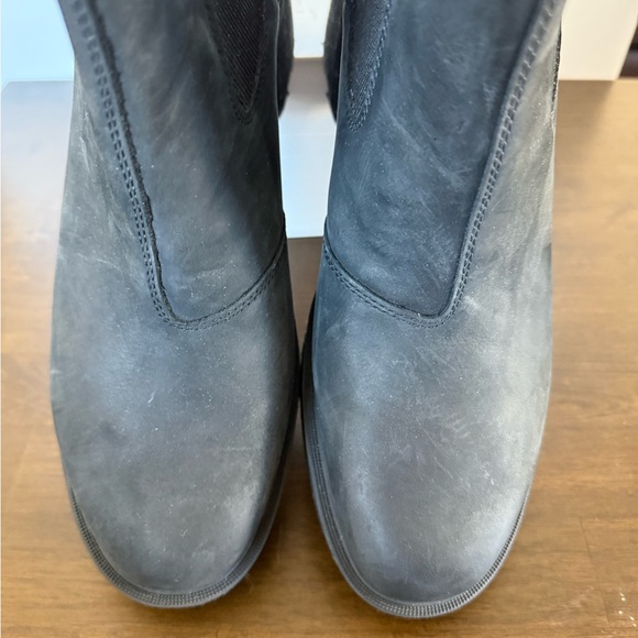 SOREL Black Leather Chelsea Boots - Picture 6 of 14